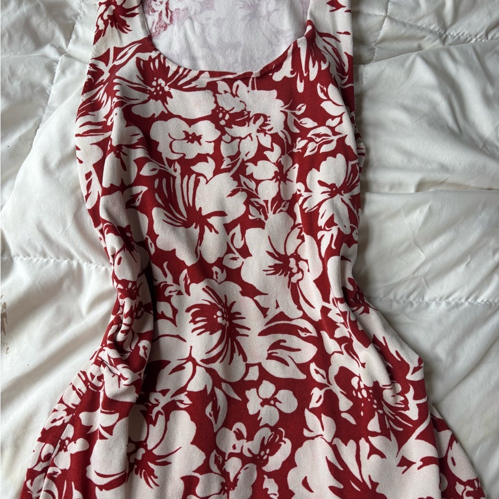Ann Taylor Women’s Red Hawaiian Tanktop